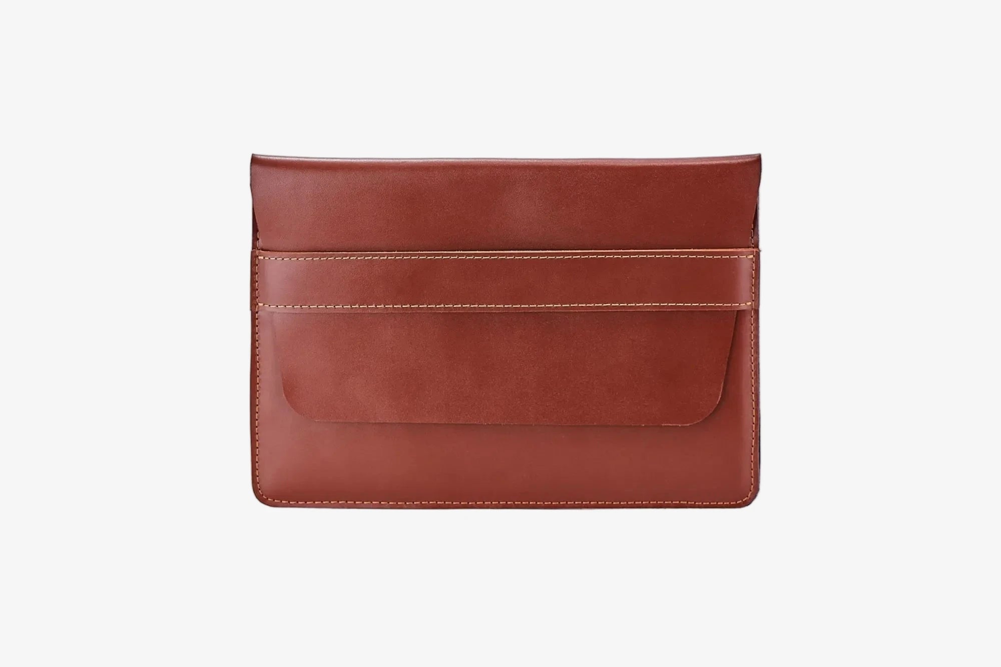 Timeless Leather MacBook Sleeve – All Sizes with Felt Lining