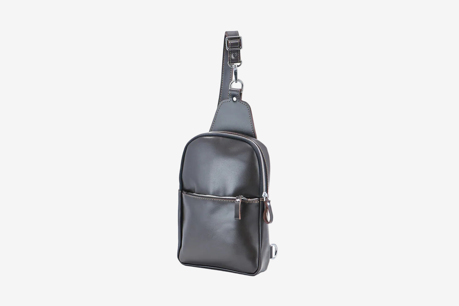 Smooth Leather Sling Bag – Everyday Men’s Crossbody