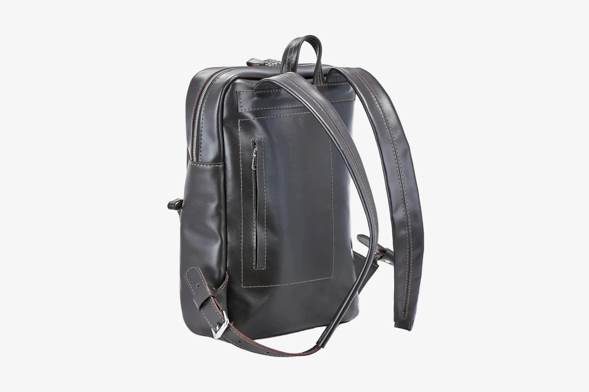 Smooth Leather Backpack for Everyday – fits Laptop 15.6/17'' | Nomad