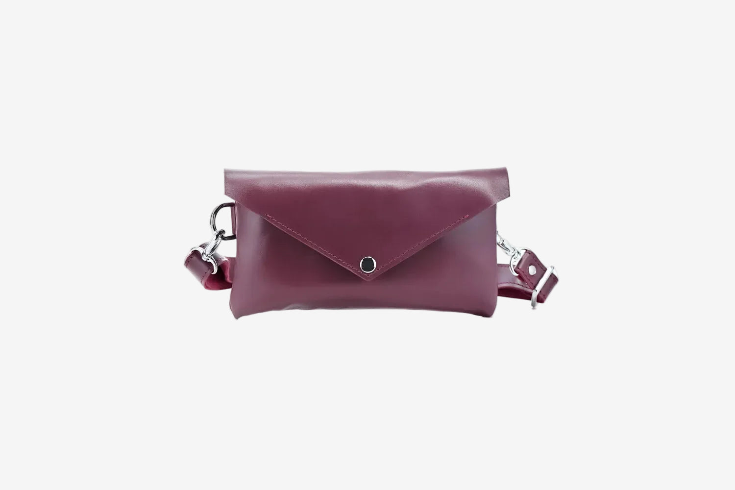Convertible Leather Waist Bag – Women's Crossbody & Belt Pouch