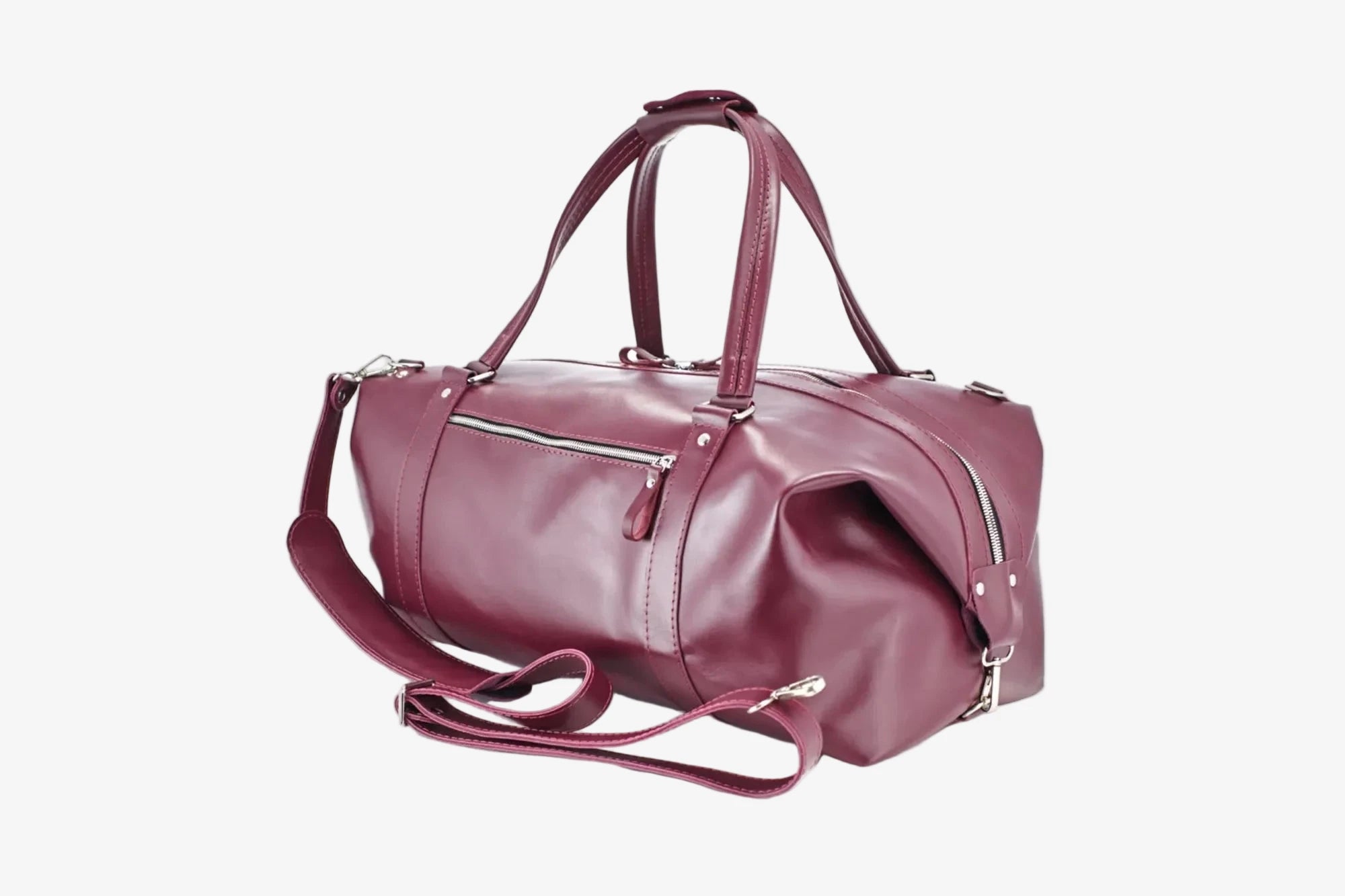 Smooth Leather Travel Bag – Men's Duffel for Weekend Getaways | Stout