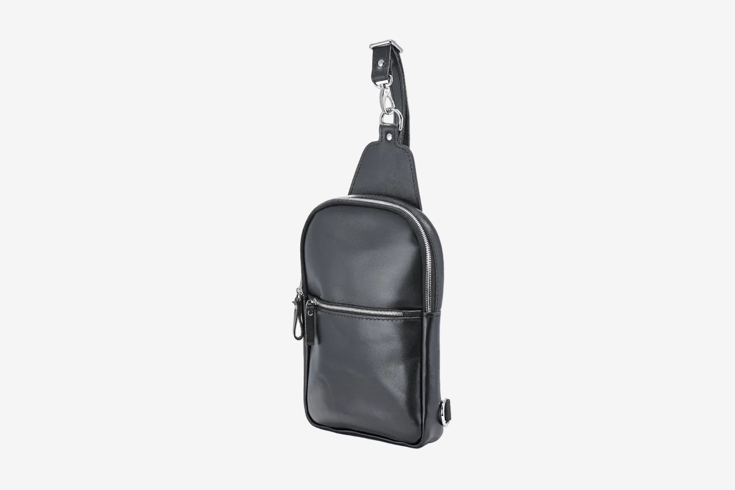 Smooth Leather Sling Bag – Everyday Men’s Crossbody