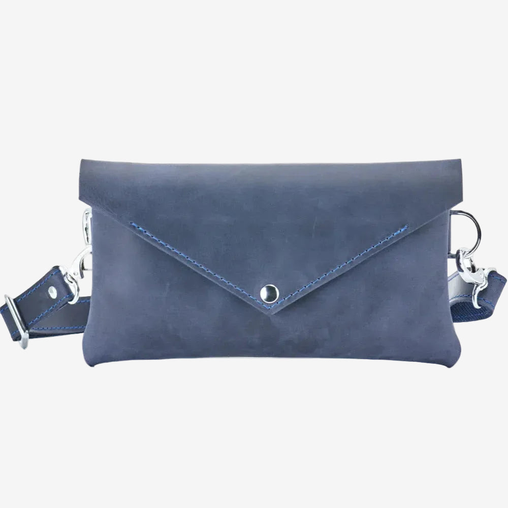 Convertible Leather Waist Bag – Women's Crossbody & Belt Pouch