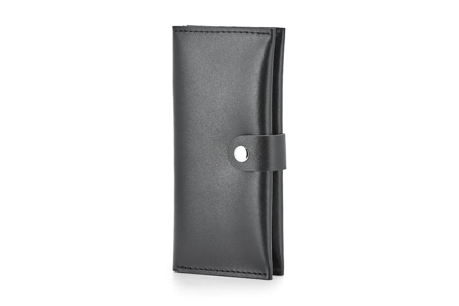 Classic Long Wallet β Smooth Leather & Snap Button