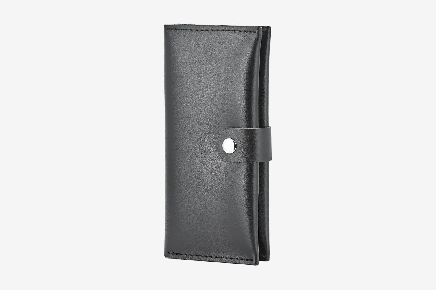 Classic Long Wallet β Smooth Leather & Snap Button