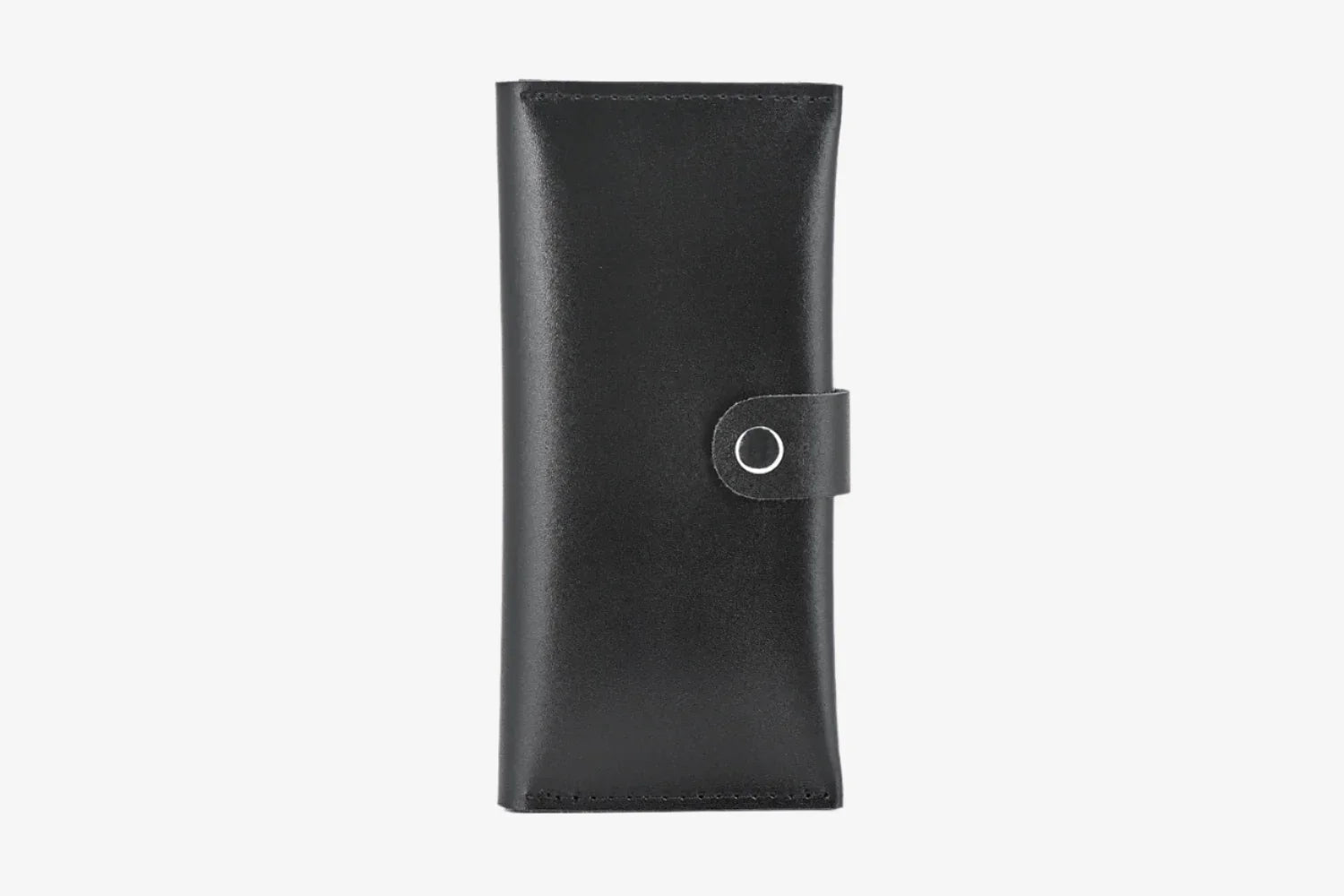 Classic Long Wallet β Smooth Leather & Snap Button
