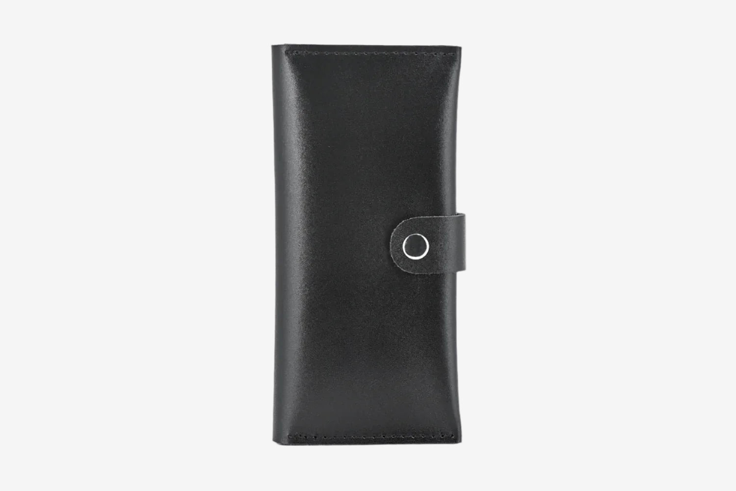 Classic Long Wallet β Smooth Leather & Snap Button