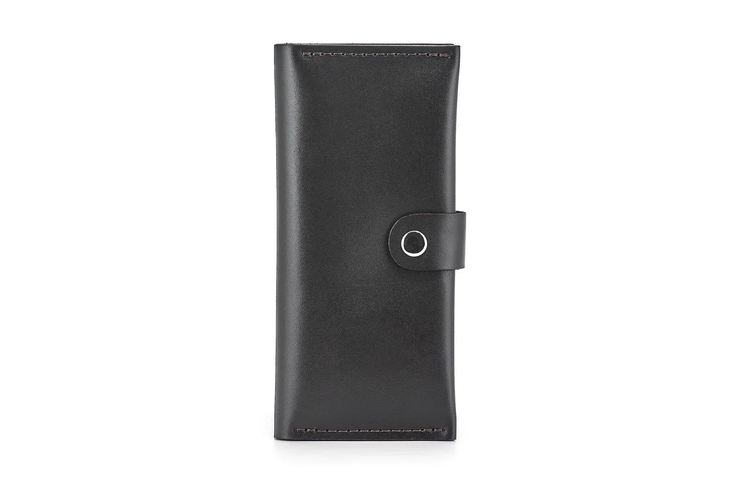 Classic Long Wallet β Smooth Leather & Snap Button