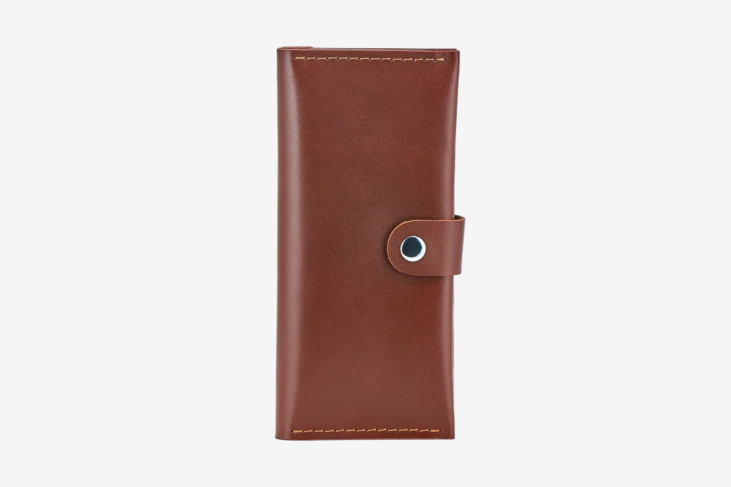 Classic Long Wallet β Smooth Leather & Snap Button