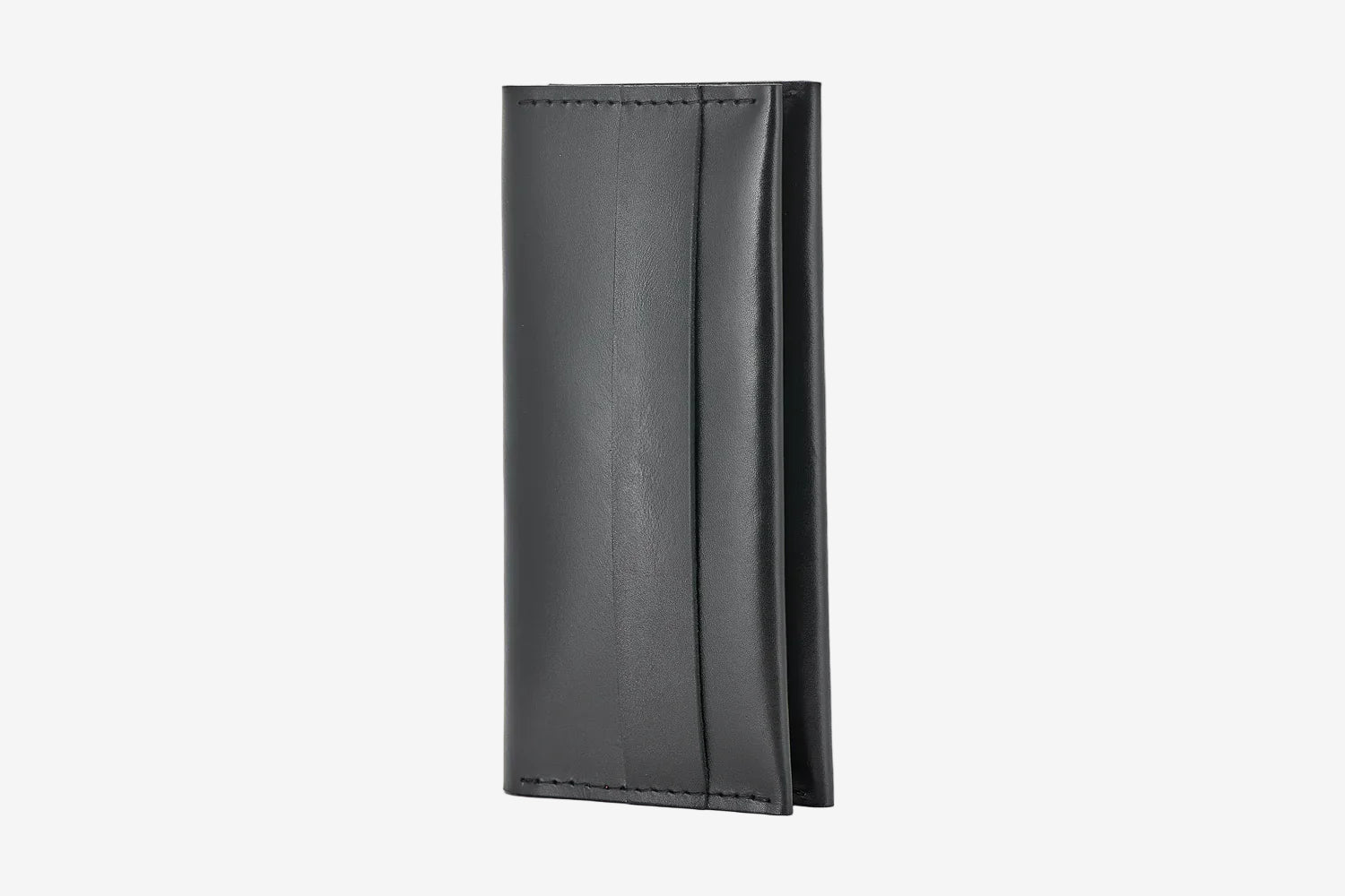 Long Smooth Leather Wallet with Handle