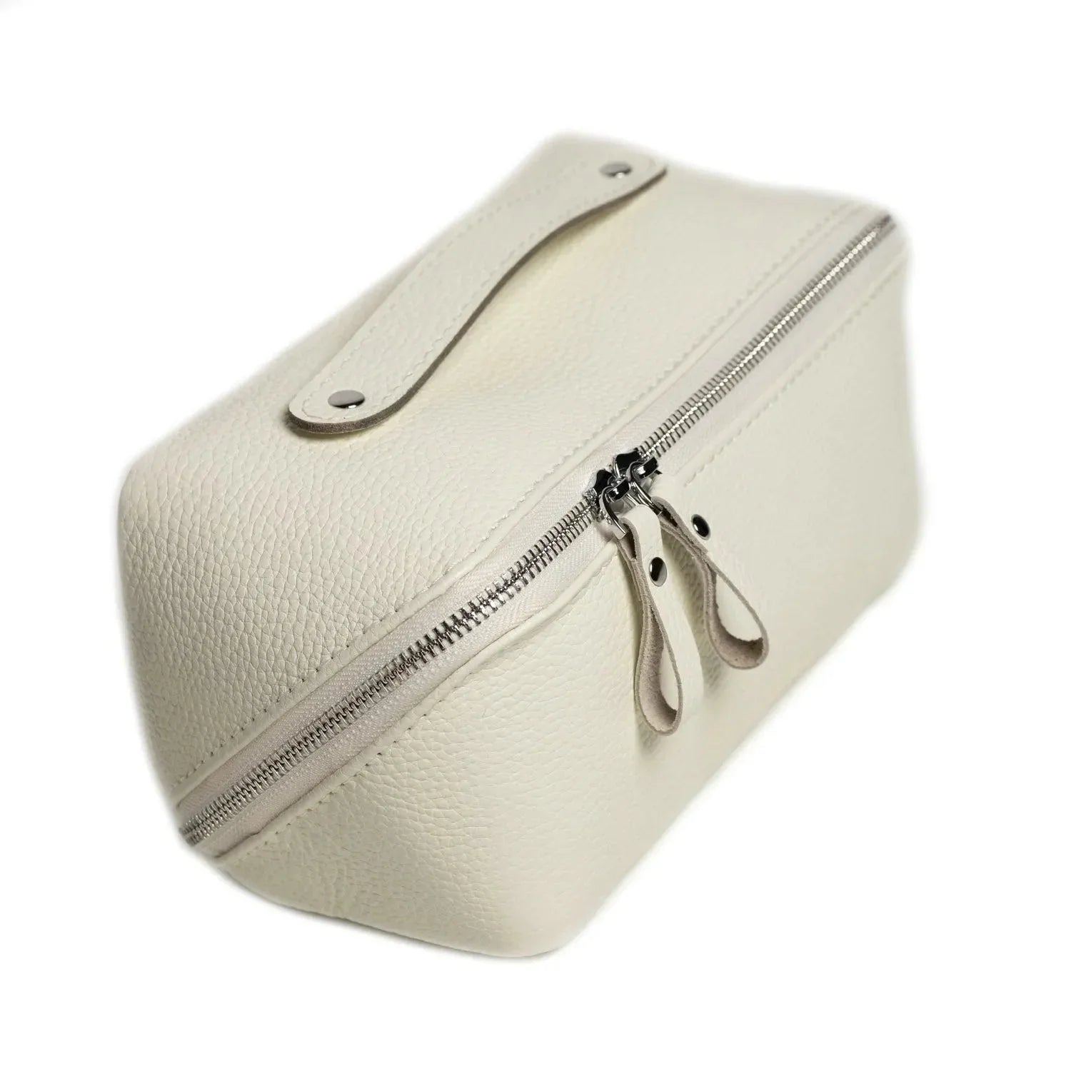 Full Grain Leather Cosmetic Bag β Travel Makeup Organizer | BeautyBox