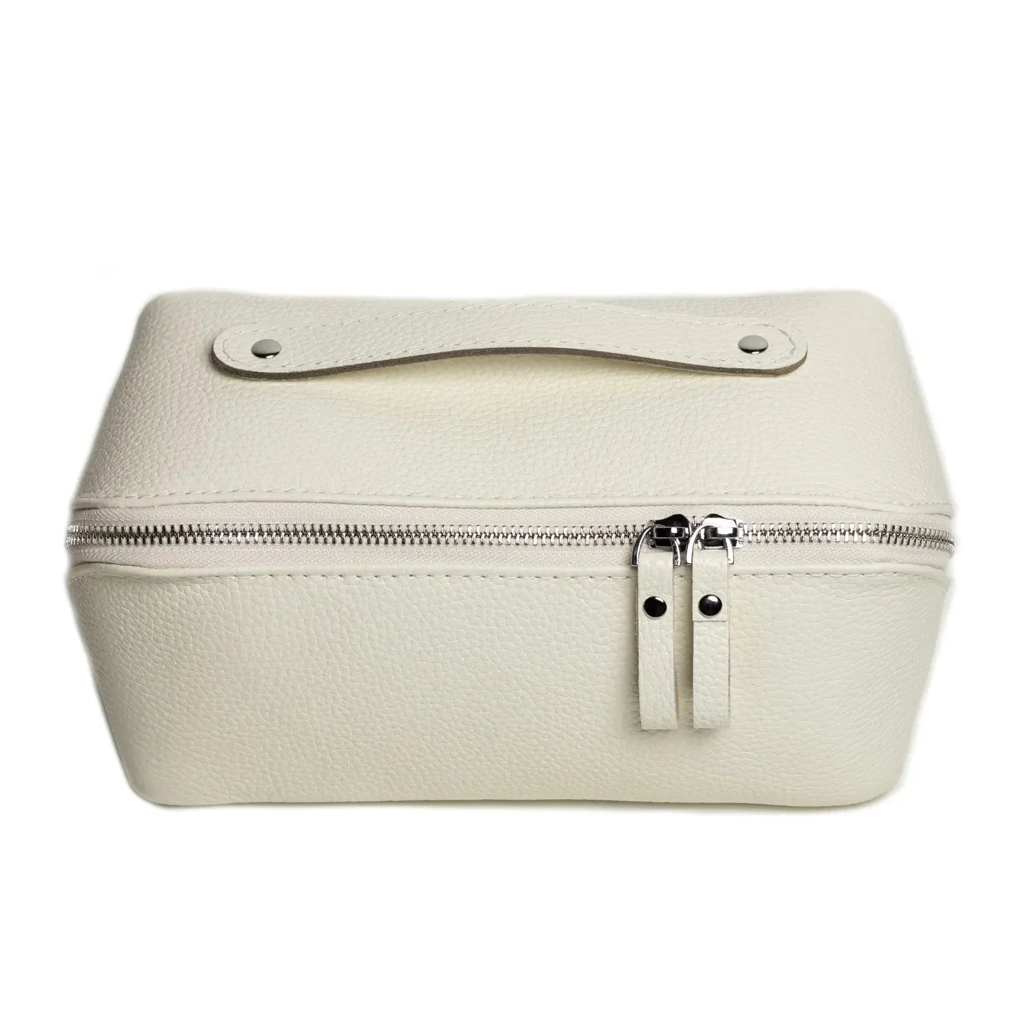 Full Grain Leather Cosmetic Bag β Travel Makeup Organizer | BeautyBox