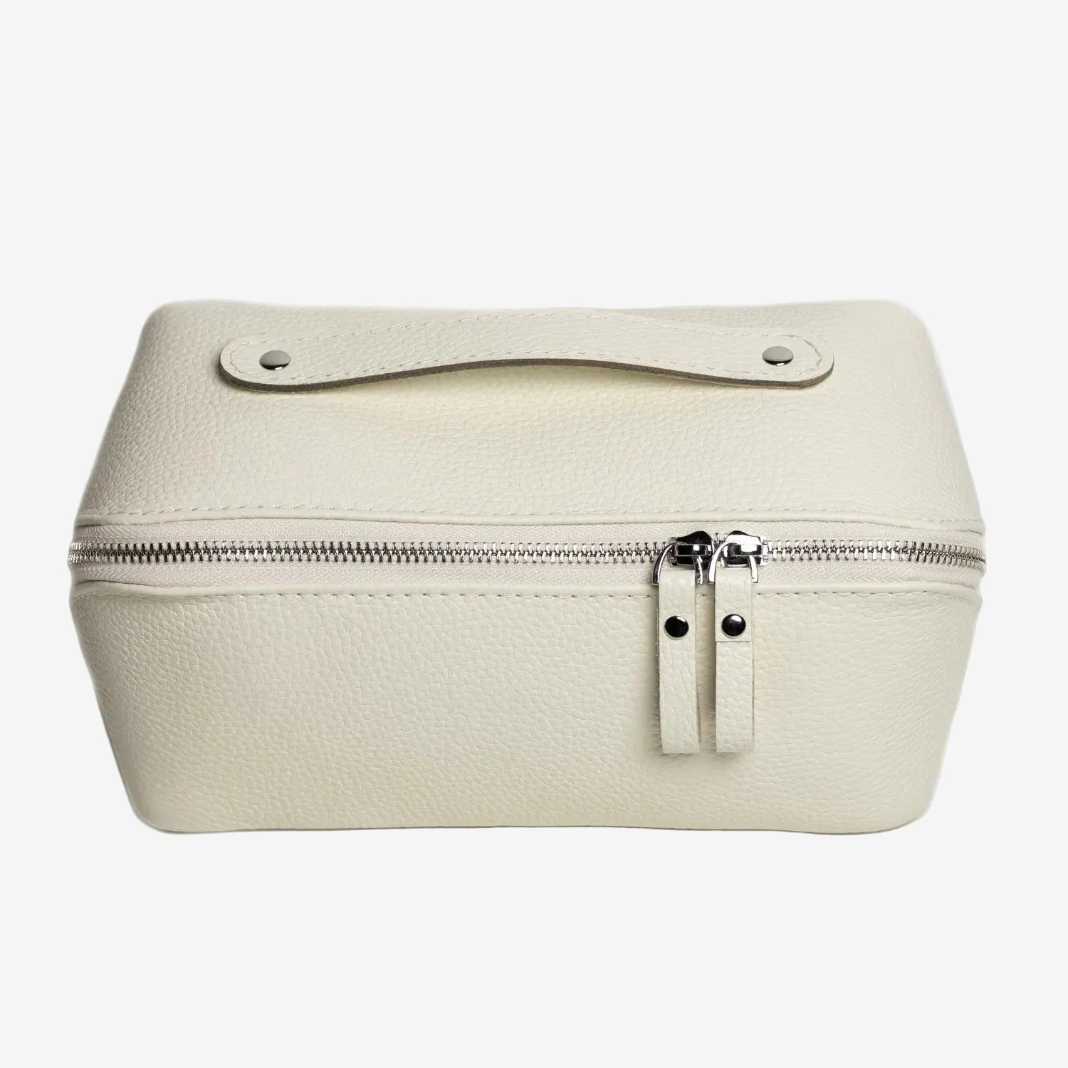 Full Grain Leather Cosmetic Bag β Travel Makeup Organizer | BeautyBox