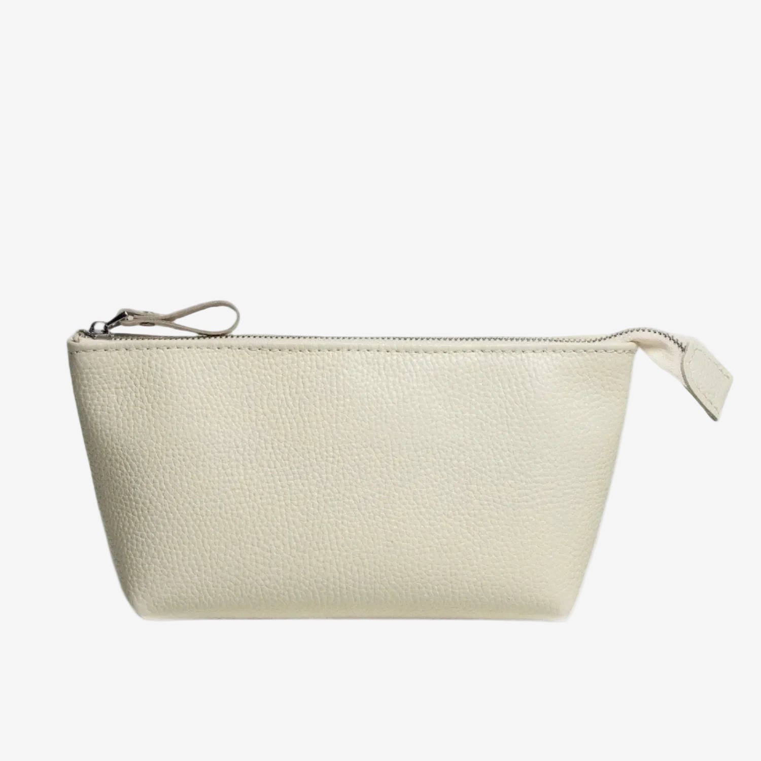 Grainy Leather Cosmetic Bag – Zippered Travel Pouch for Women | Allure