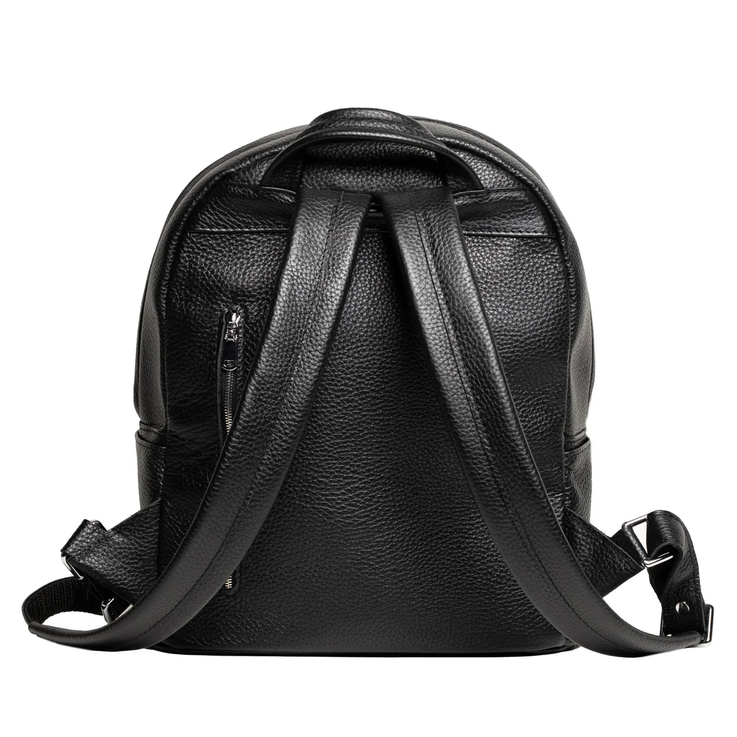 Zippered Leather Backpack for Women – Full Grain Craftsmanship