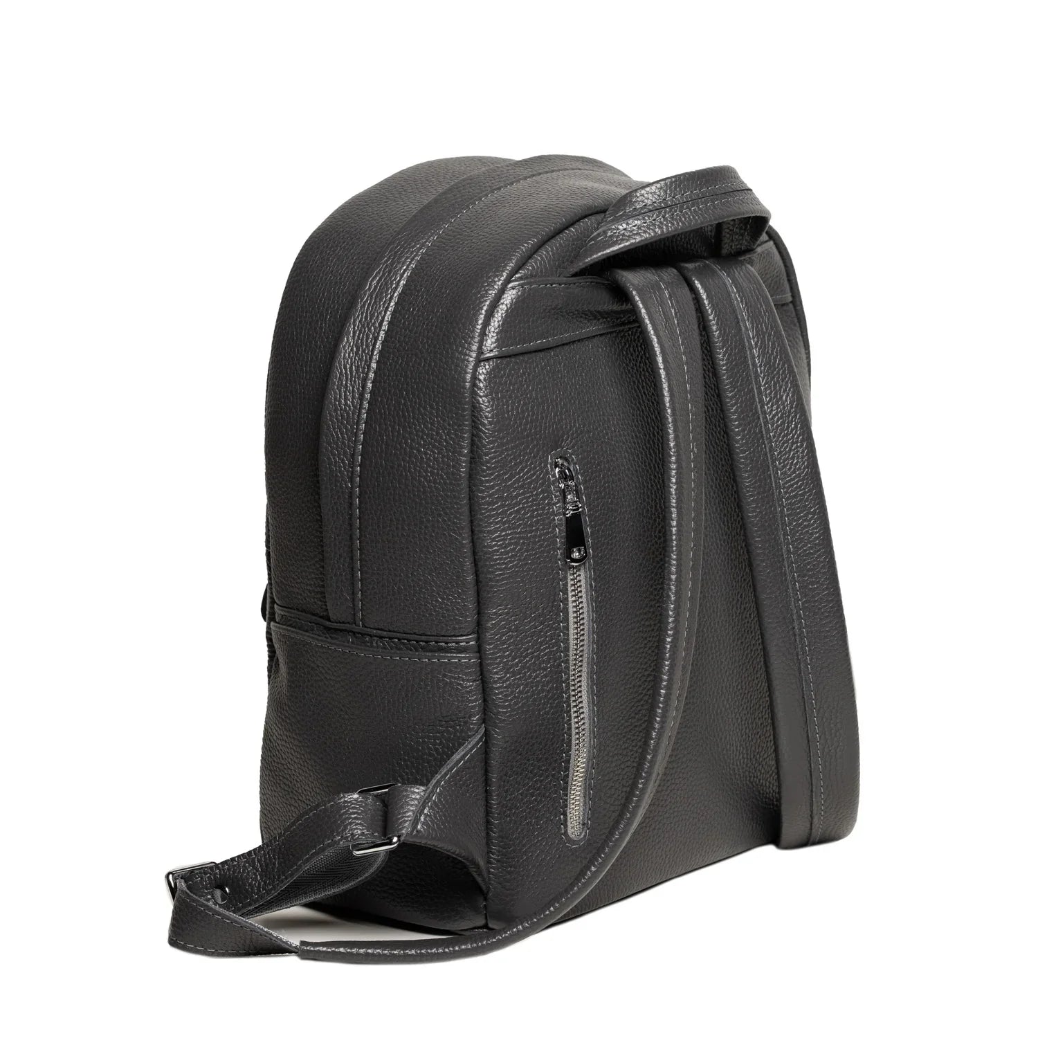 Zippered Leather Backpack for Women – Full Grain Craftsmanship