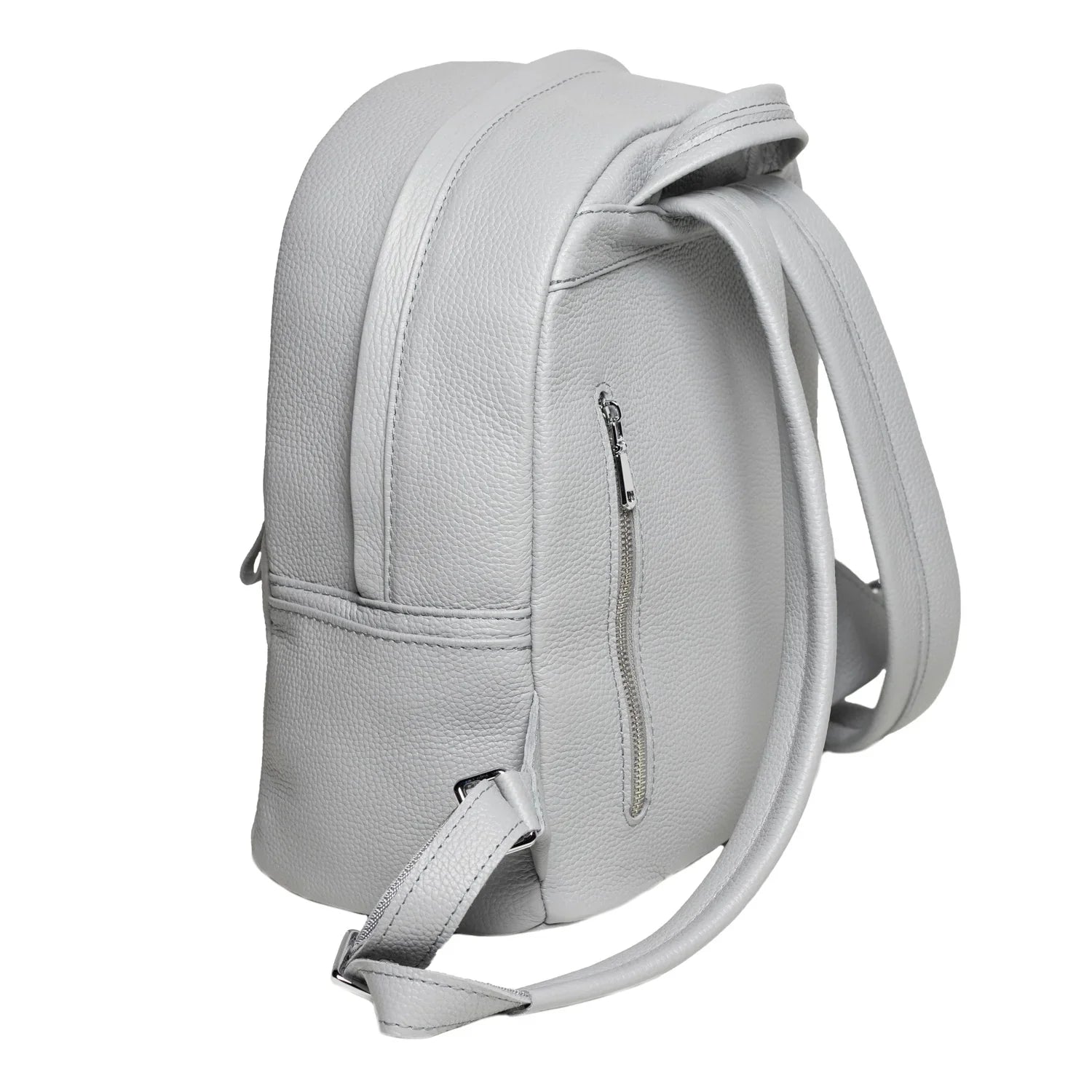Zippered Leather Backpack for Women – Full Grain Craftsmanship