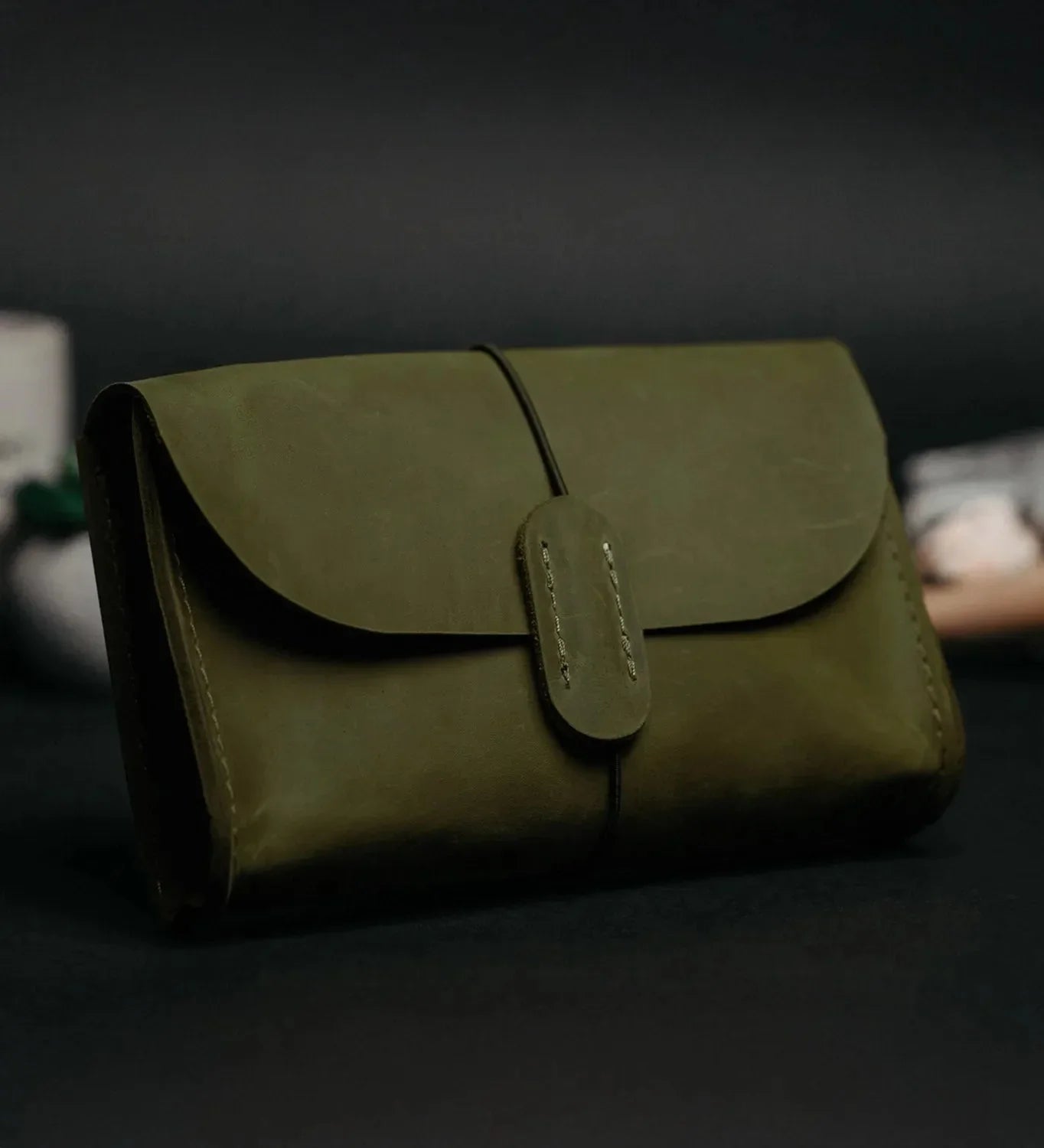 Distressed Leather Pouch for Cables & Tech | Saver