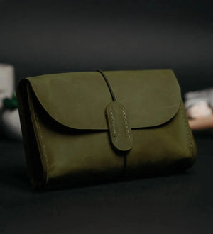 Distressed Leather Pouch for Cables & Tech | Saver