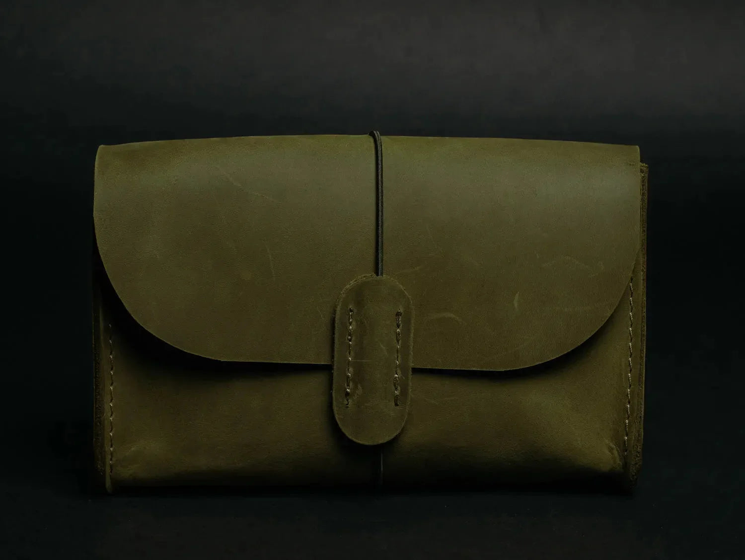 Distressed Leather Pouch for Cables & Tech | Saver