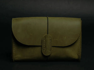 Distressed Leather Pouch for Cables & Tech | Saver