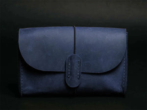 Distressed Leather Pouch for Cables & Tech | Saver