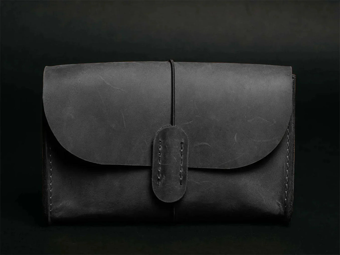 Distressed Leather Pouch for Cables & Tech | Saver