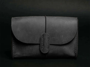 Distressed Leather Pouch for Cables & Tech | Saver