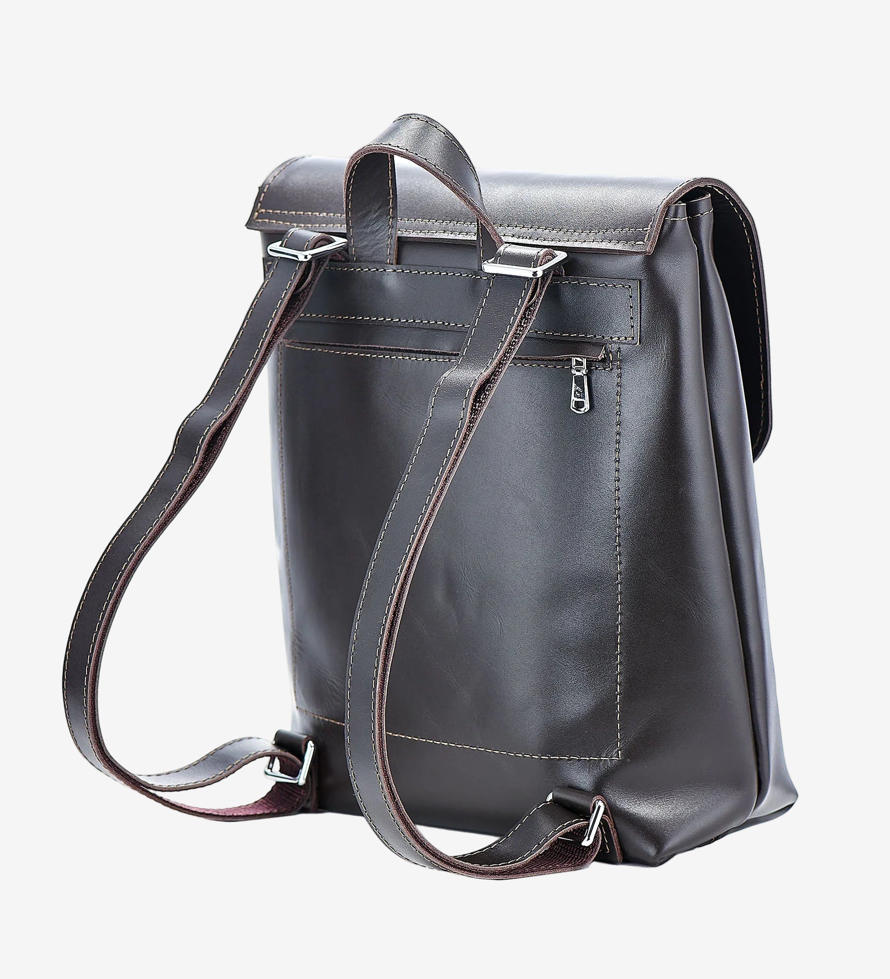 Women's Leather Backpack with Flap Closure – Everyday Style & Comfort | Ember