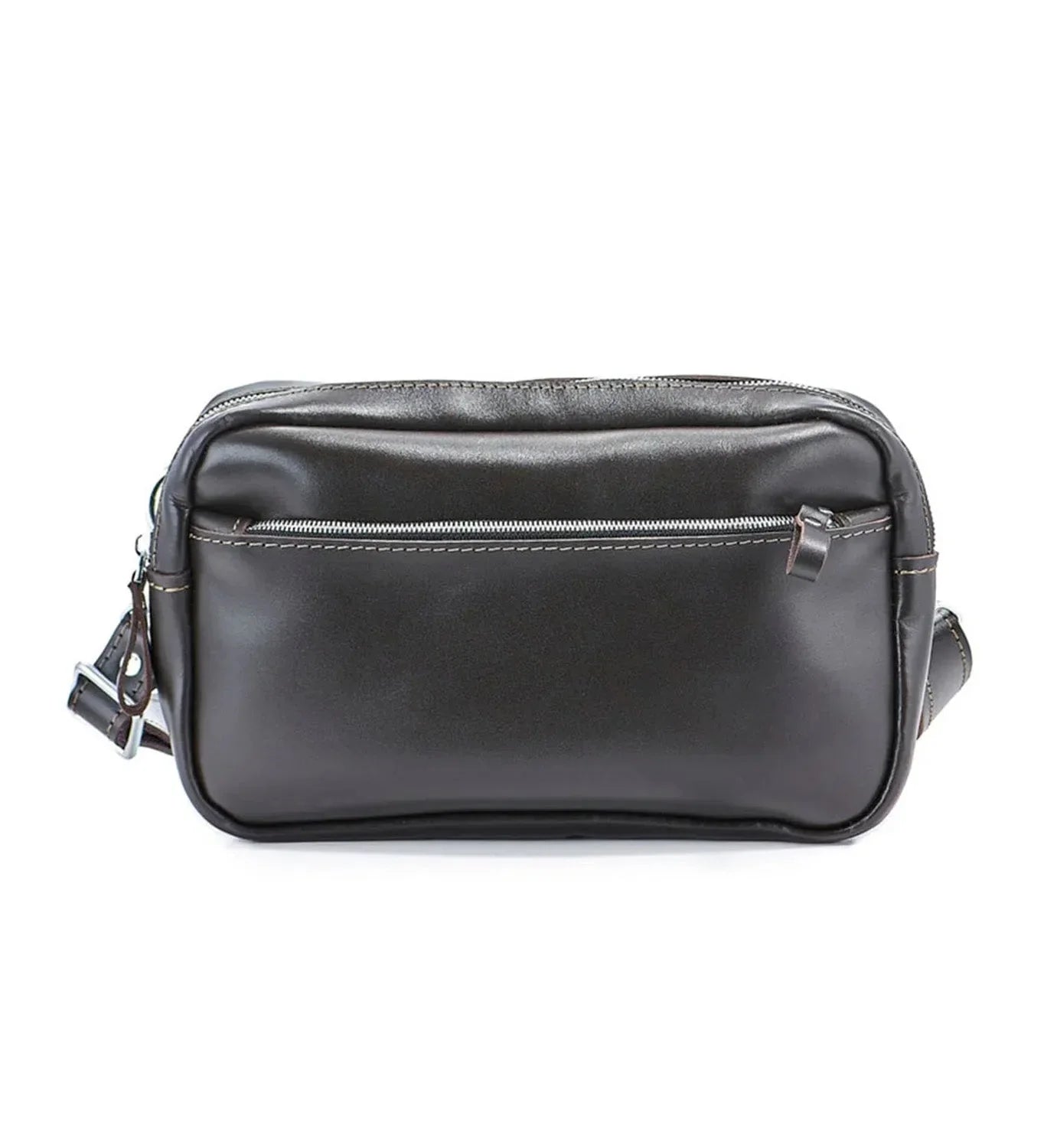 Zippered Leather Crossbody & Waist Bag | Orson