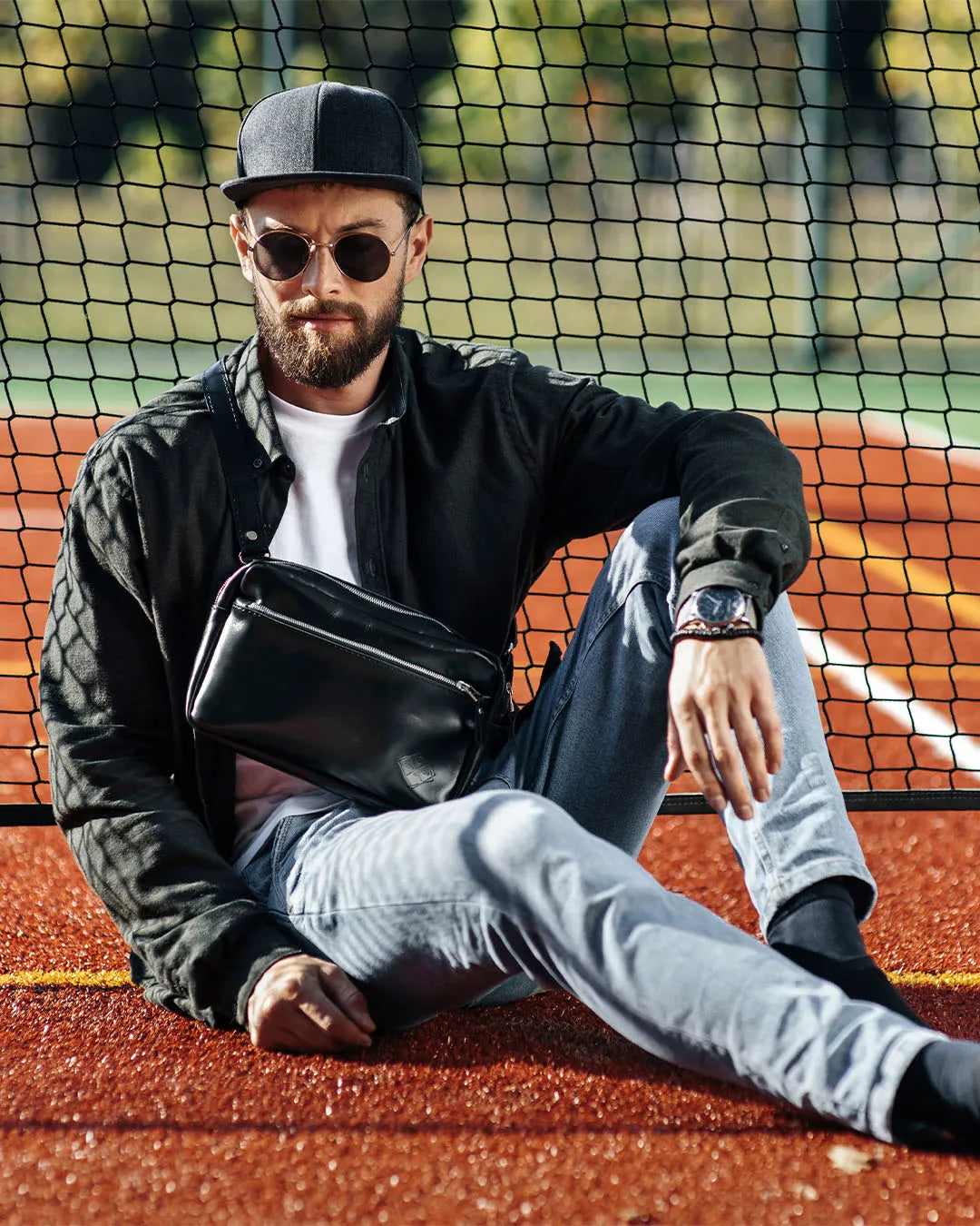 Zippered Leather Crossbody & Waist Bag | Orson