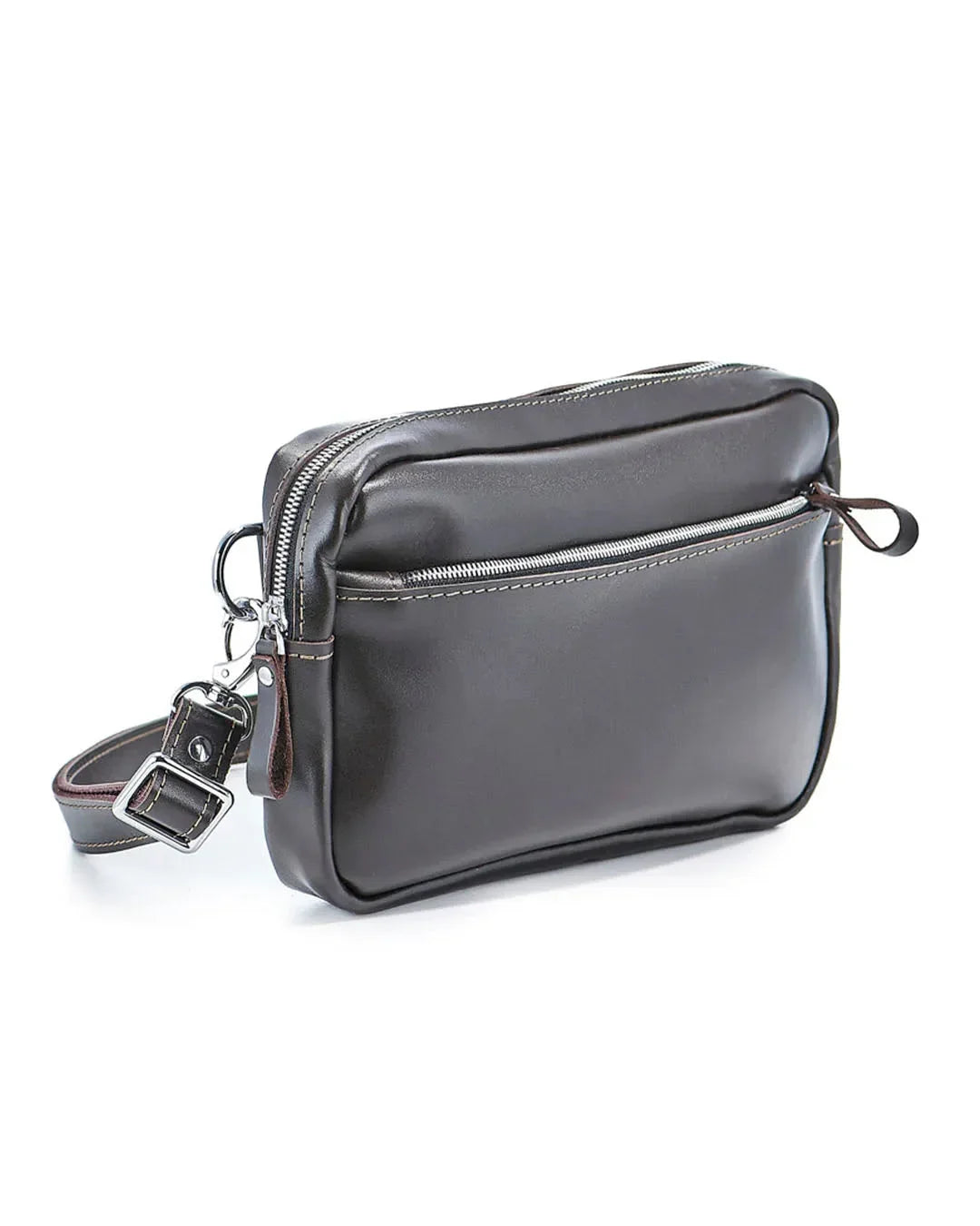 Zippered Leather Crossbody & Waist Bag | Orson