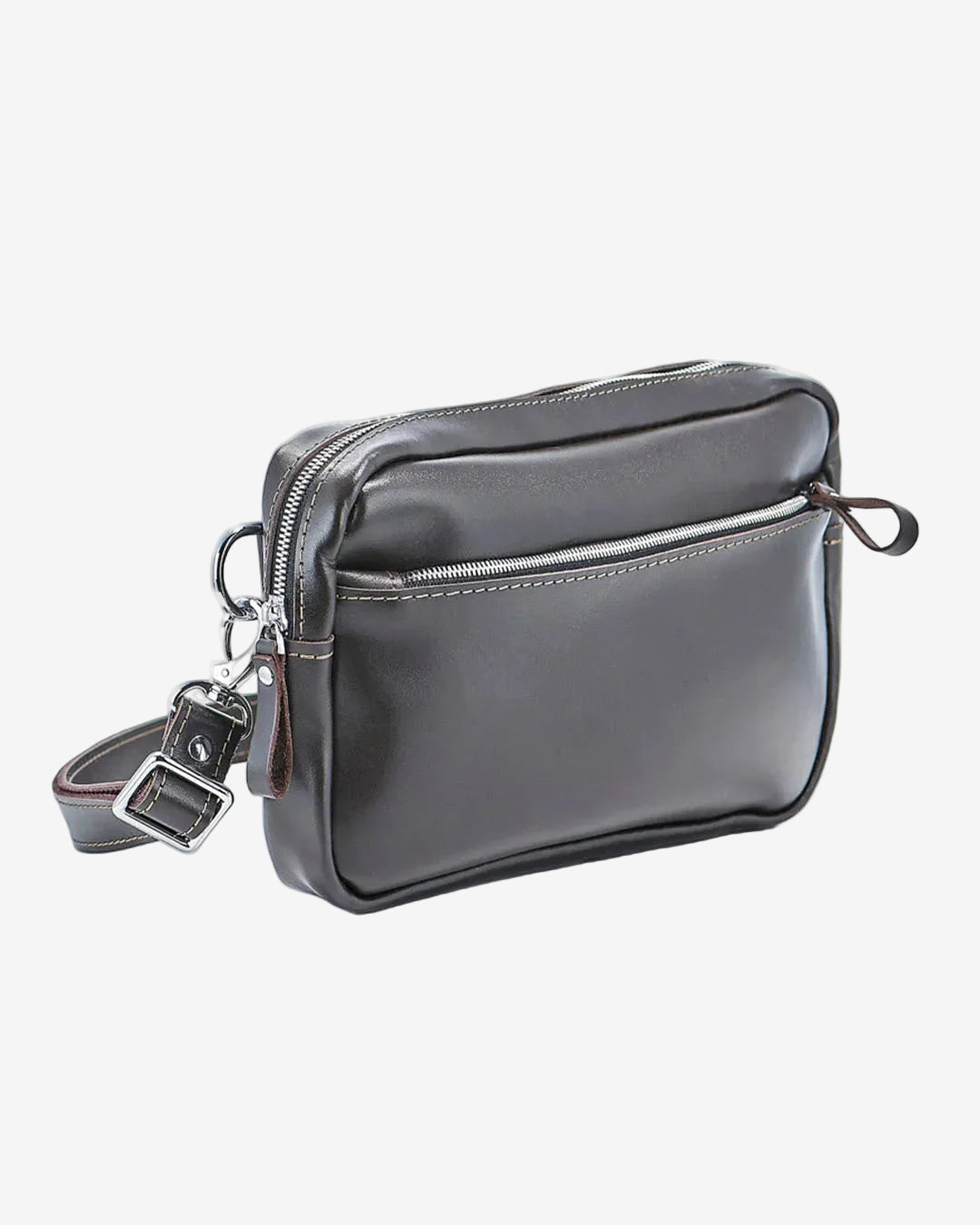 Zippered Leather Crossbody & Waist Bag | Orson