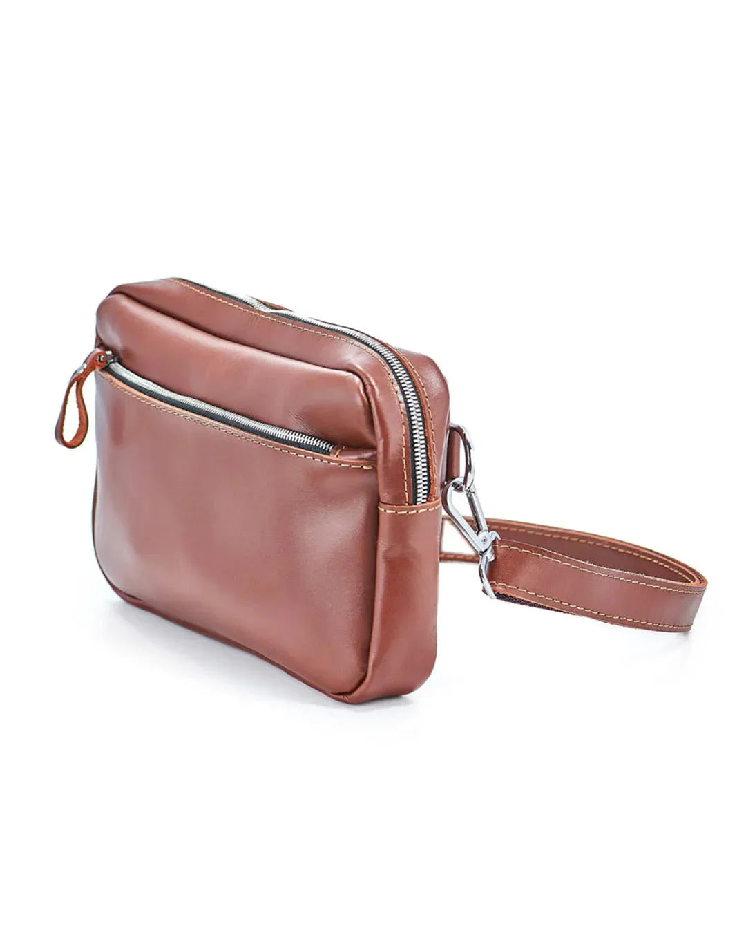 Zippered Leather Crossbody & Waist Bag | Orson