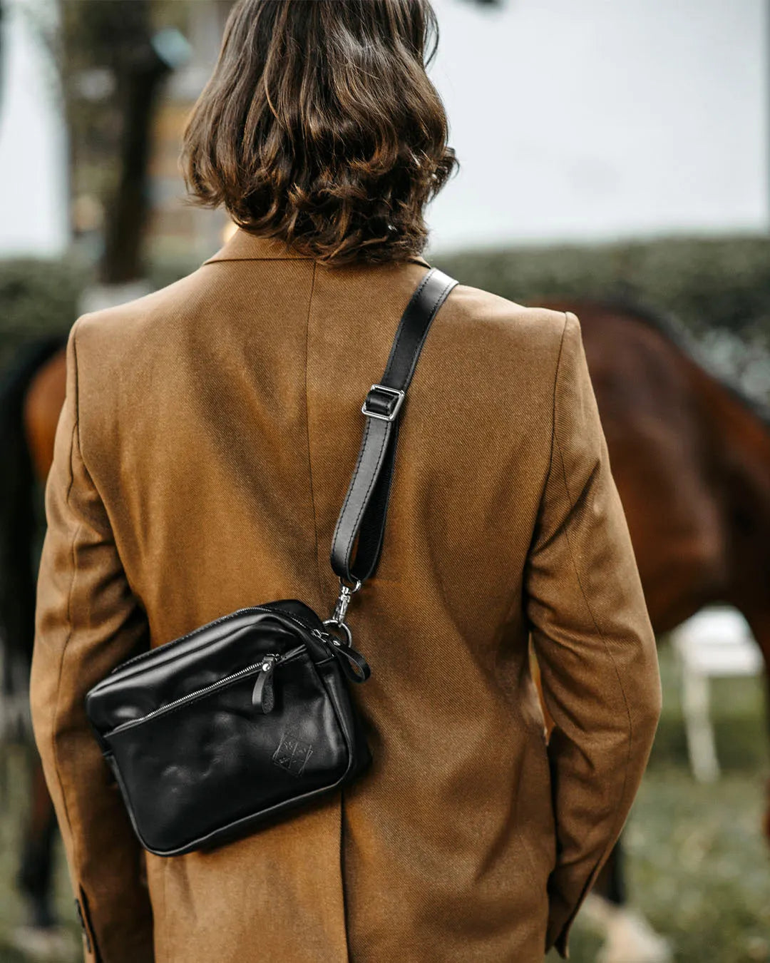 Zippered Leather Crossbody & Waist Bag | Orson
