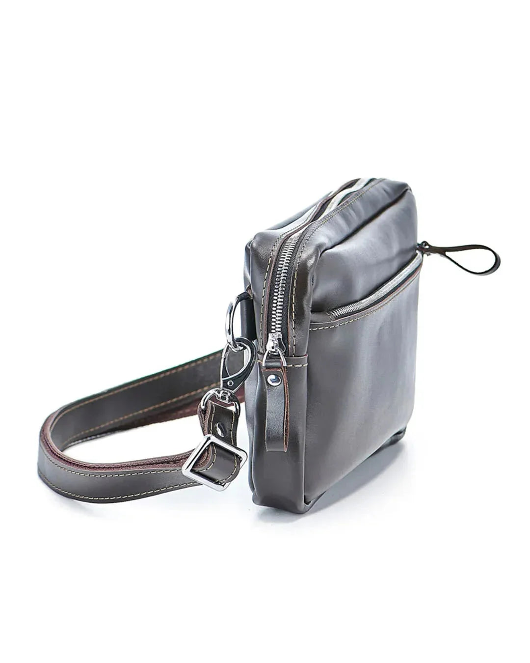 Zippered Leather Crossbody & Waist Bag | Orson