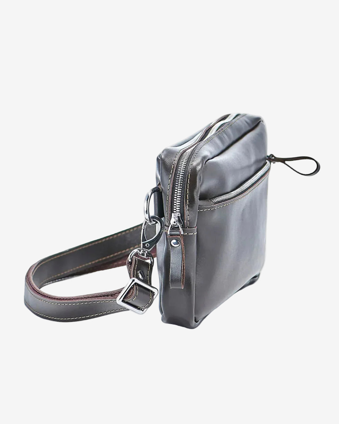Zippered Leather Crossbody & Waist Bag | Orson