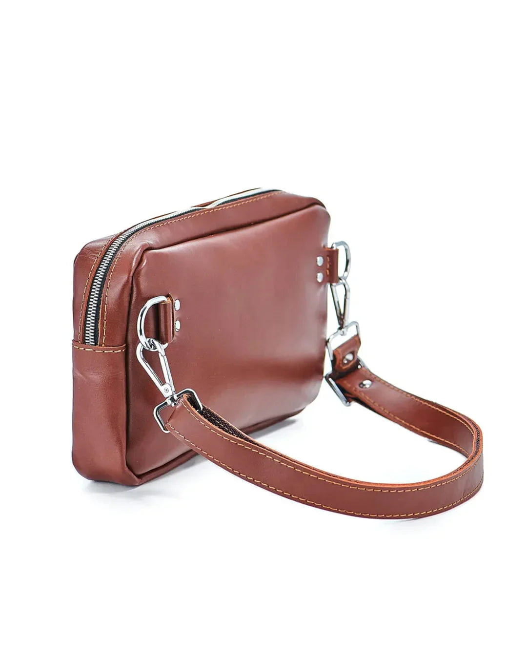 Zippered Leather Crossbody & Waist Bag | Orson