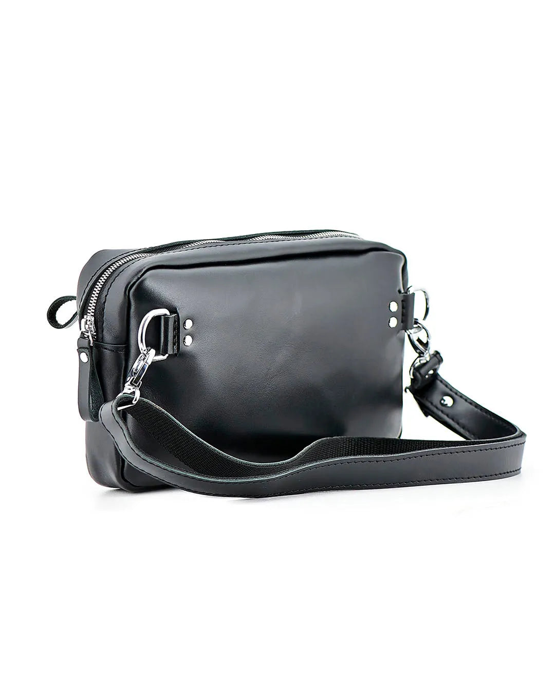 Zippered Leather Crossbody & Waist Bag | Orson