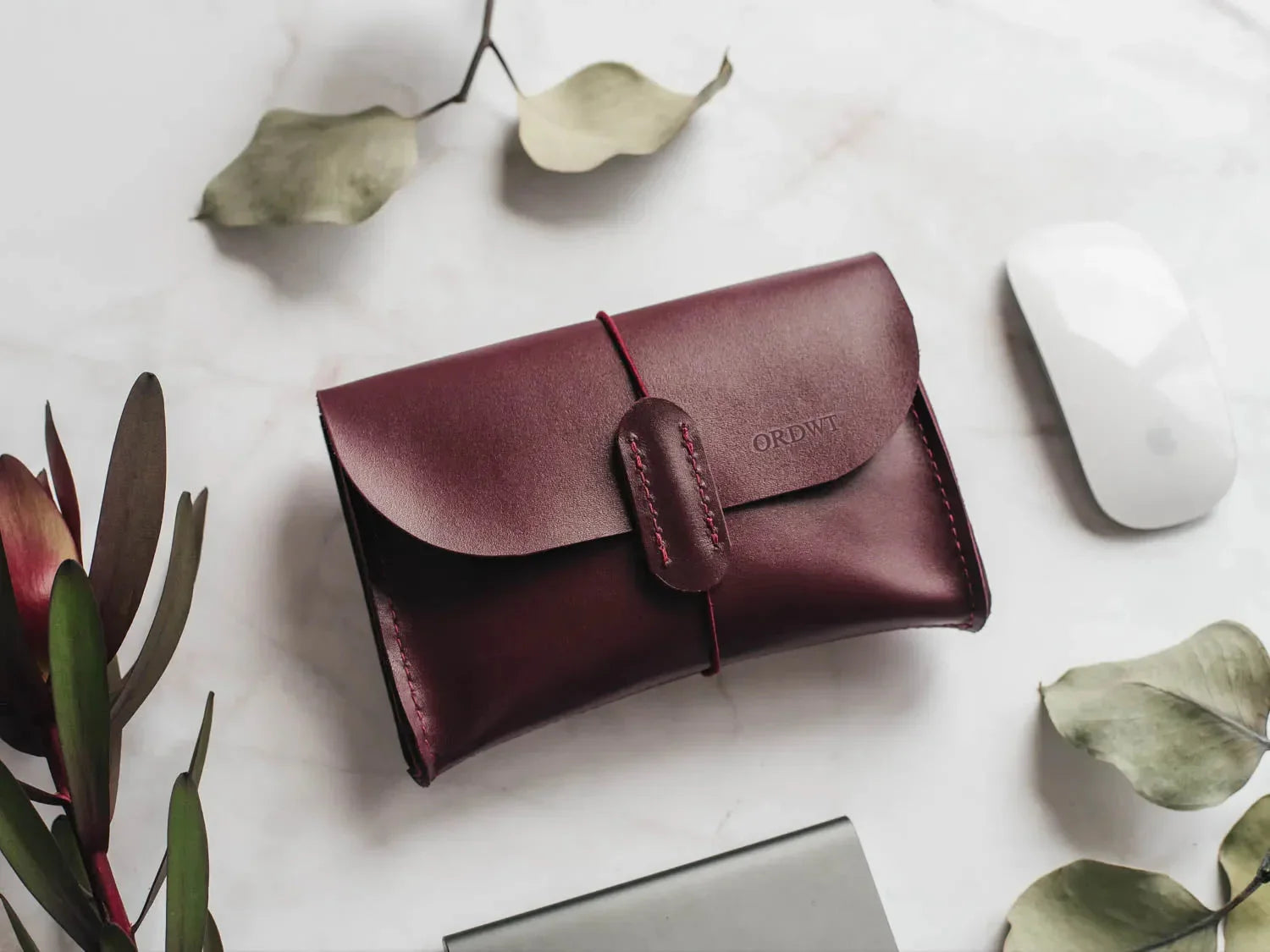 Leather Tech Pouch for Cables & Accessories | Saver