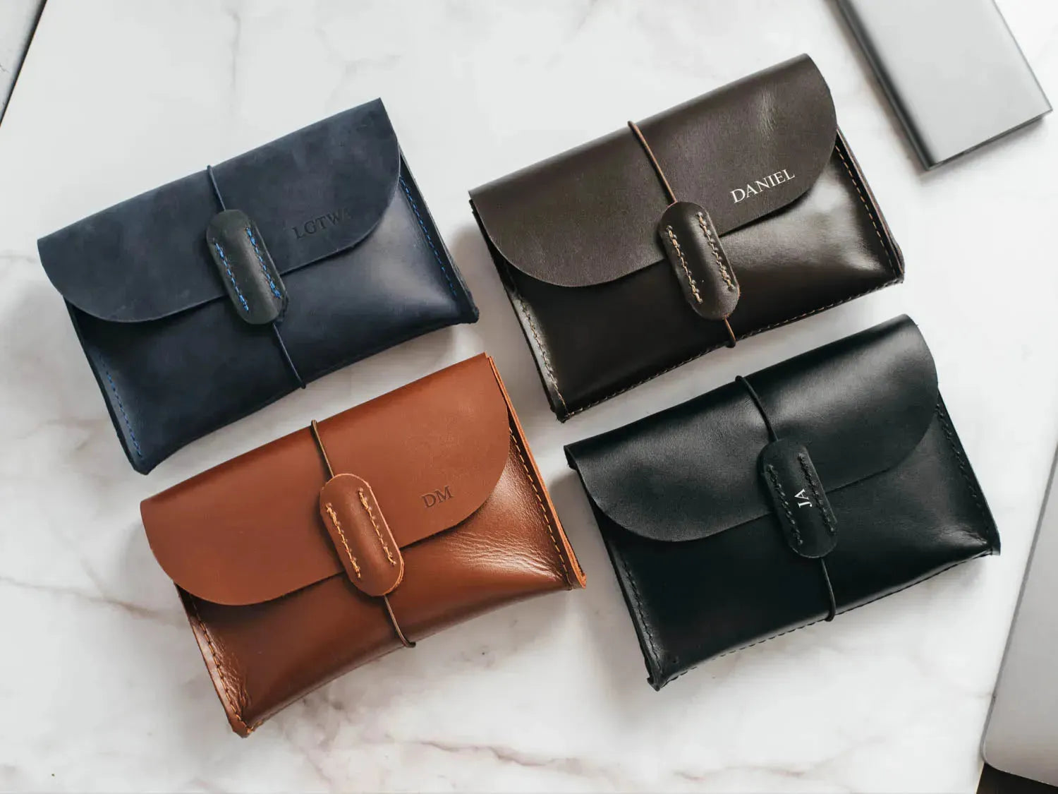 Leather Tech Pouch for Cables & Accessories | Saver