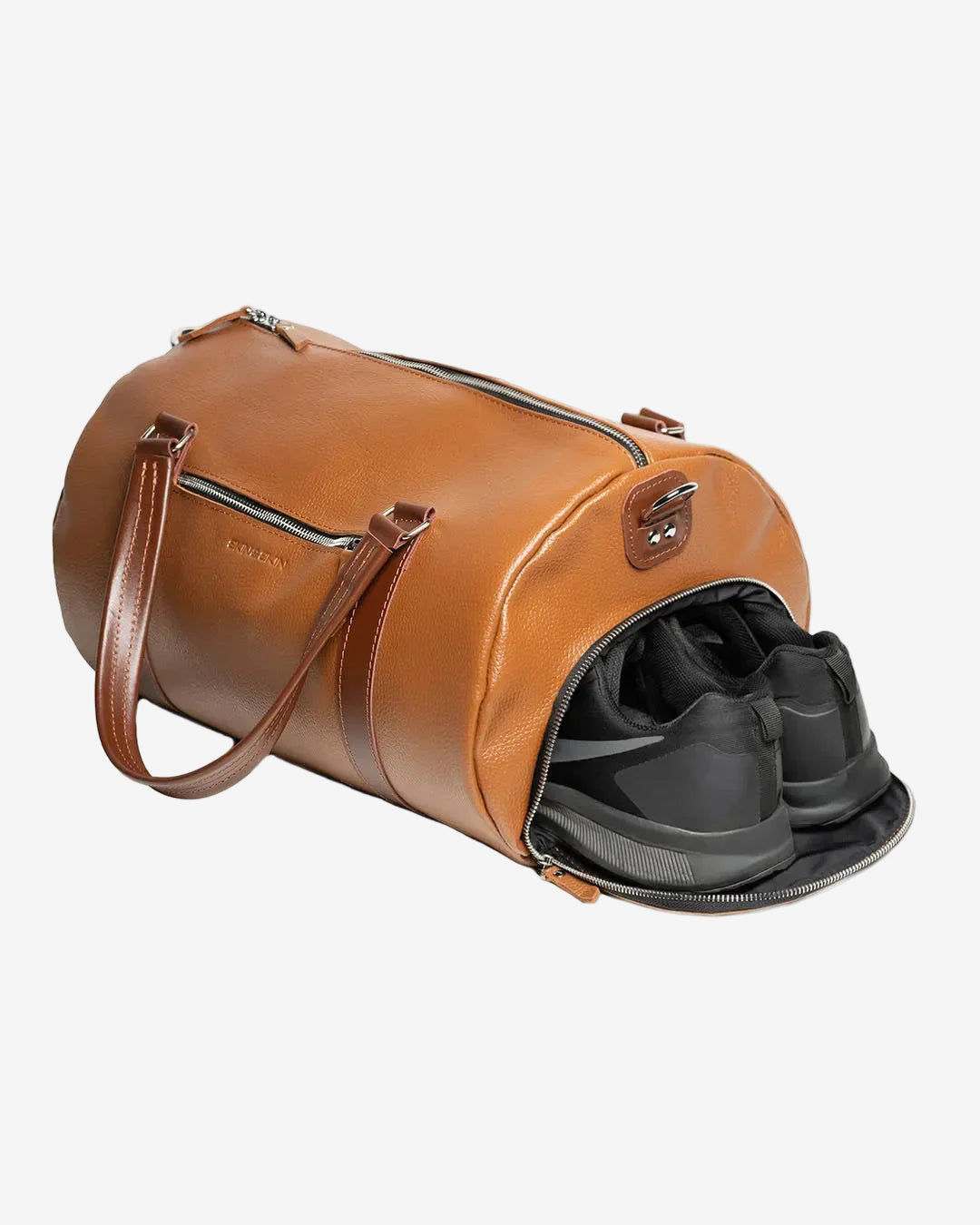 Full Grain Leather Gym & Overnight Bag – Weekender Duffel