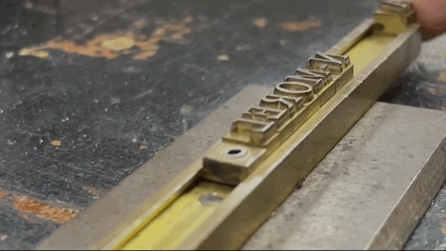 Personalization: embossing and custom engraving