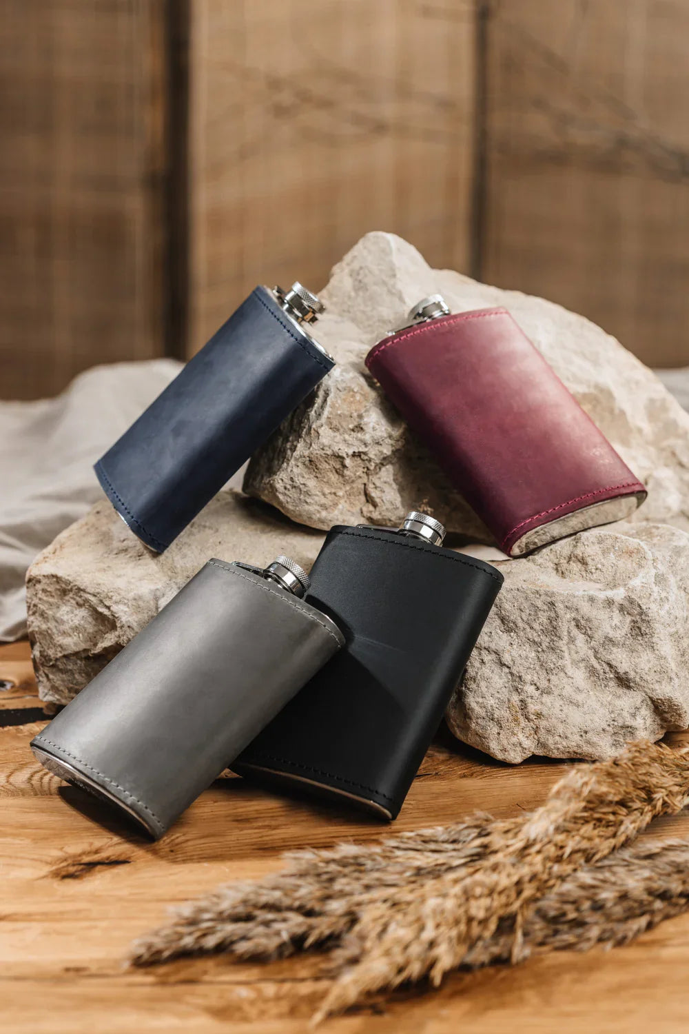 Flask | Matte Leather