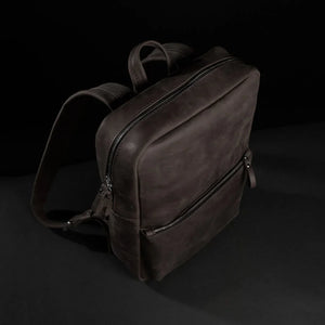 Matte Leather Laptop Backpack for Work and Travel | Nomad