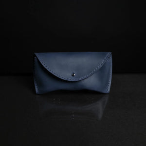 Handmade Waxed Matte Leather Case for Sunglasses