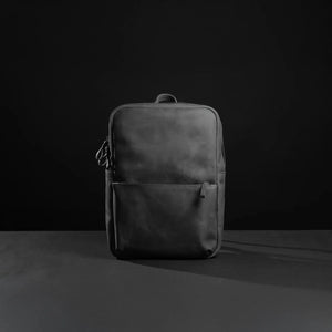 Matte Leather Laptop Backpack for Work and Travel | Nomad