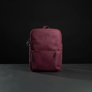 Matte Leather Laptop Backpack for Work and Travel | Nomad