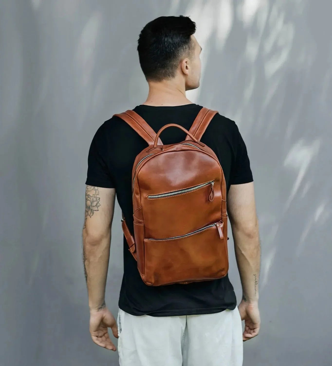 Smooth Leather Backpack for Work and Travel | Splay