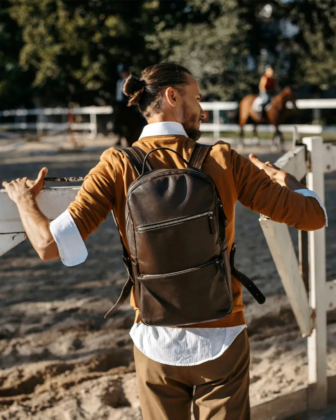 Smooth Leather Backpack for Work and Travel | Splay